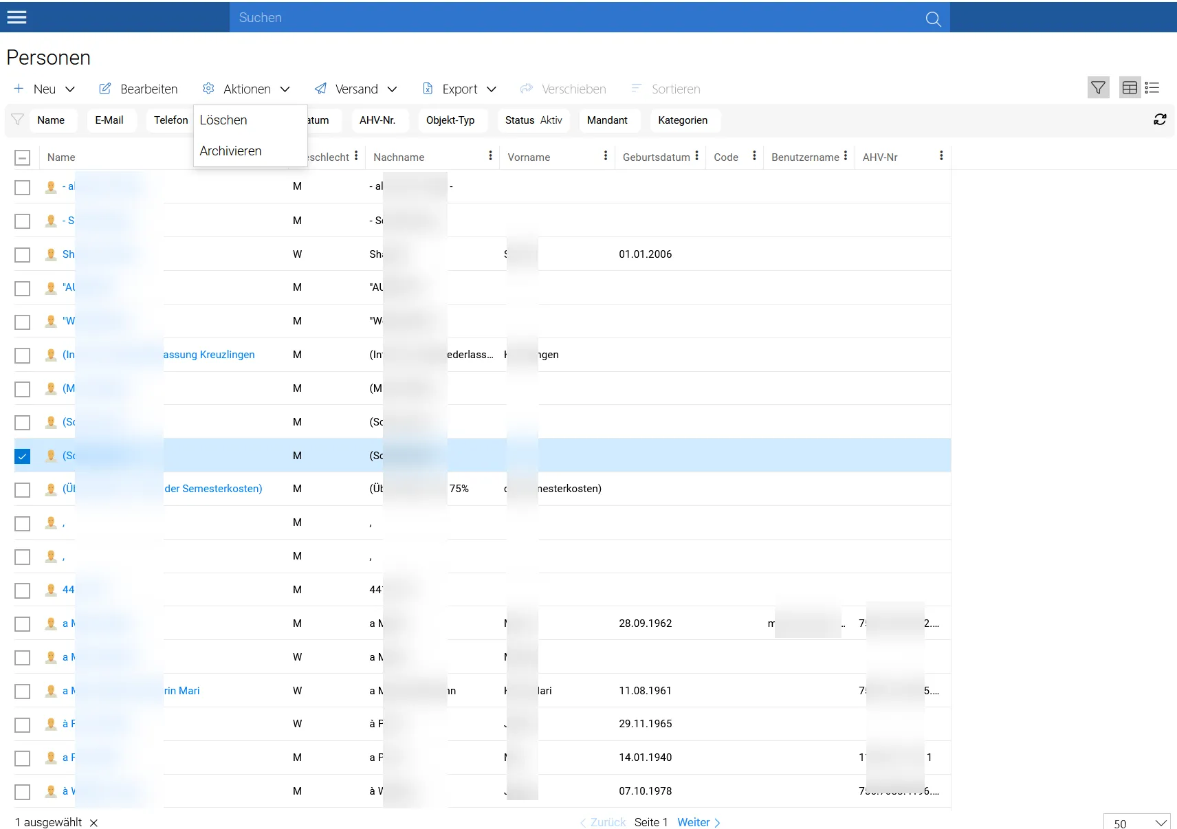 SwissMentor Screenshot