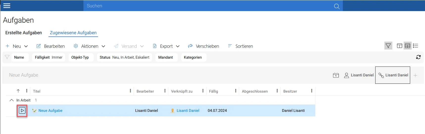 SwissMentor Screenshot