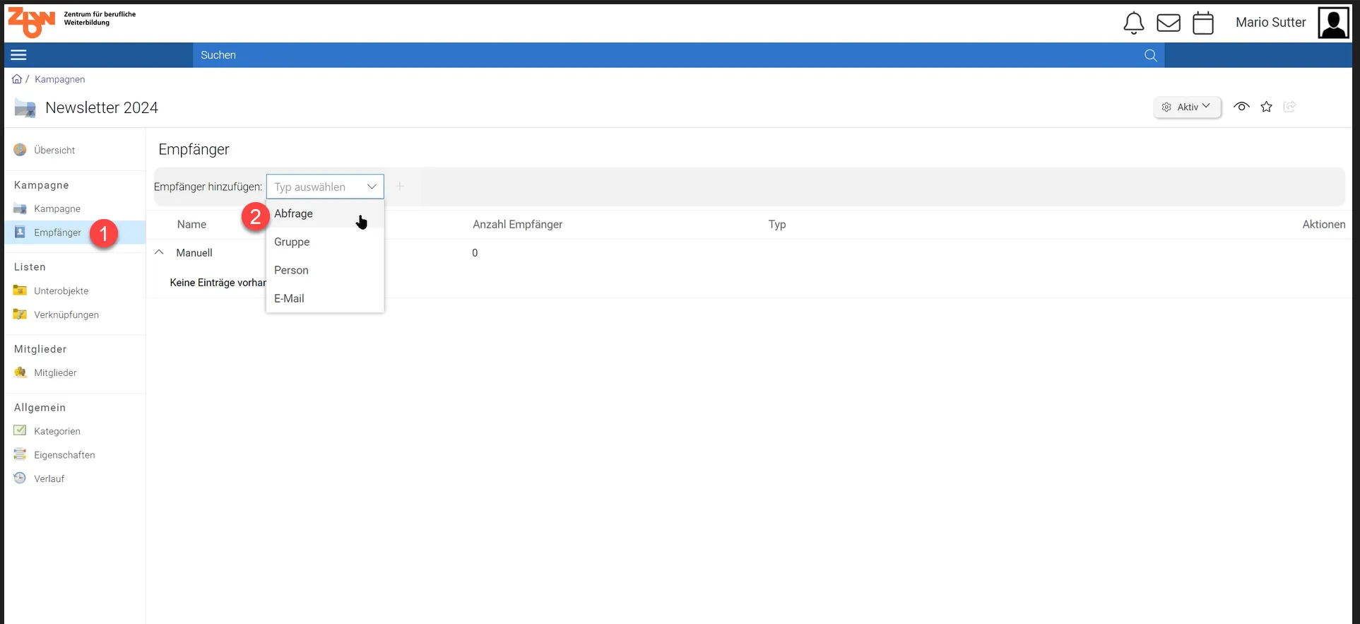 SwissMentor Screenshot
