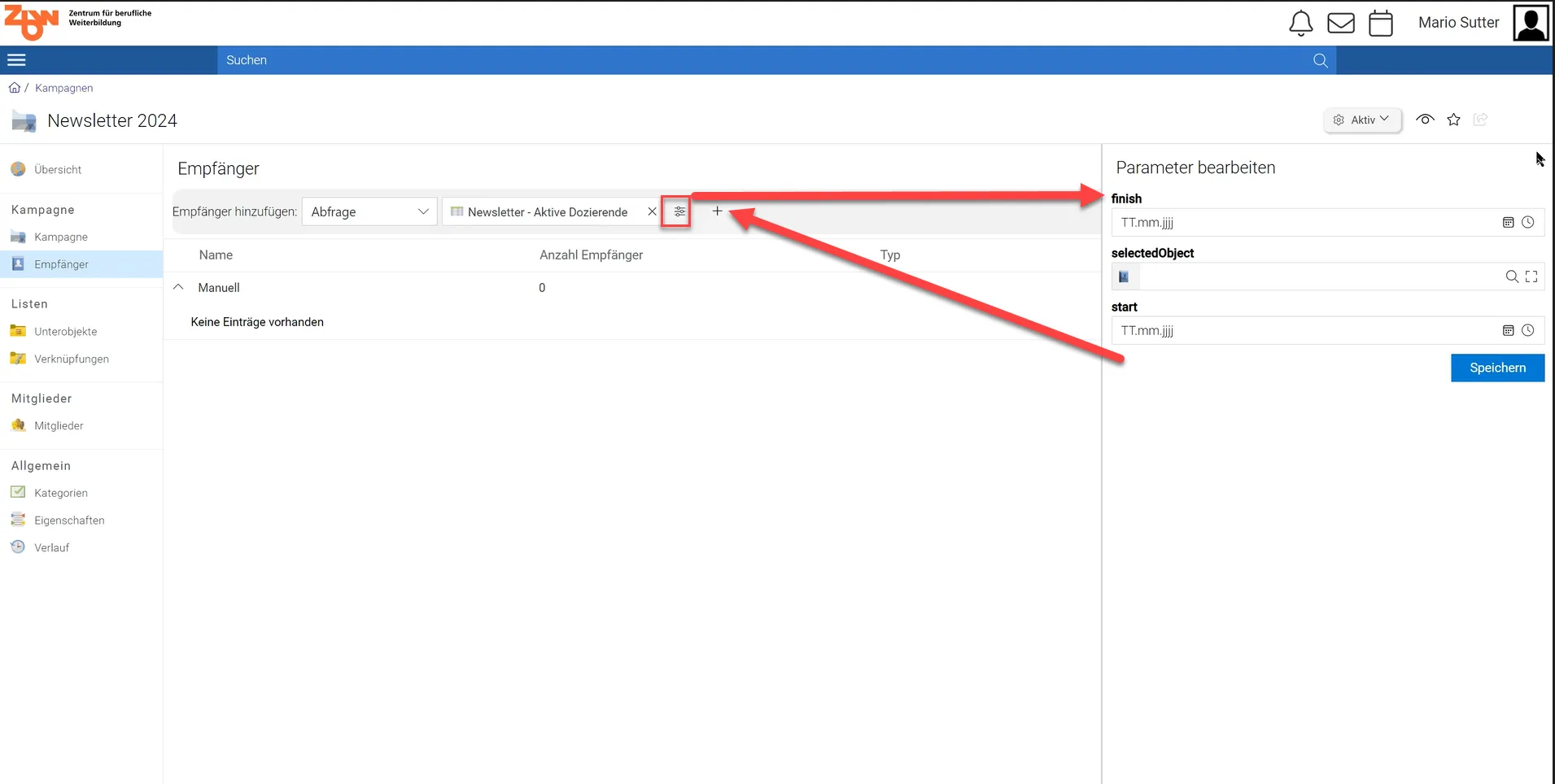 SwissMentor Screenshot