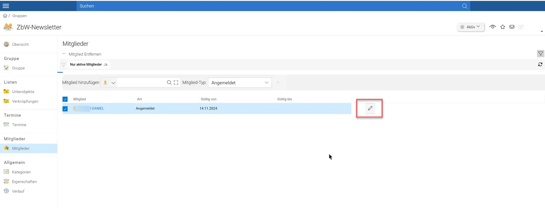 SwissMentor Screenshot