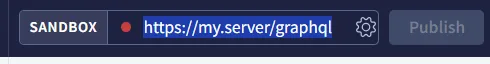 Enter GraphQL URL