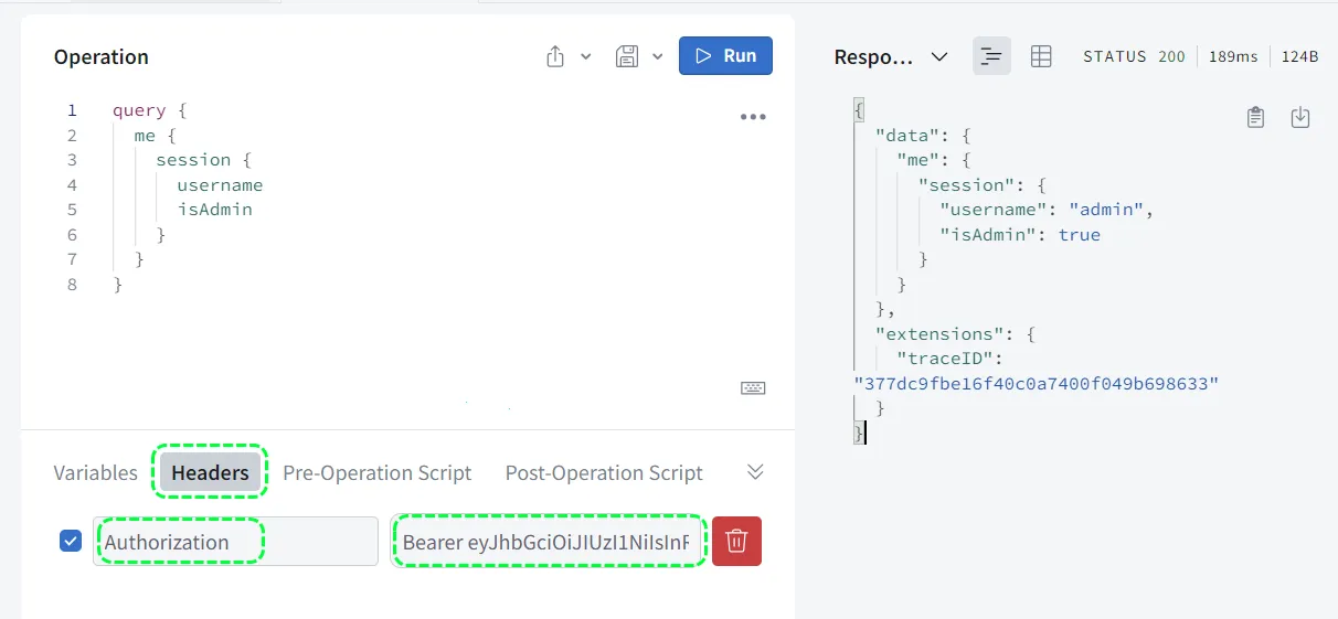 Set Authorization Header